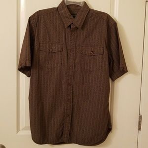 Men's Brown Structure Shirt